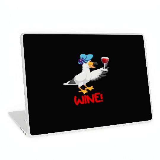 Seagull Laptop Skins Wine Lover North German Seagulls