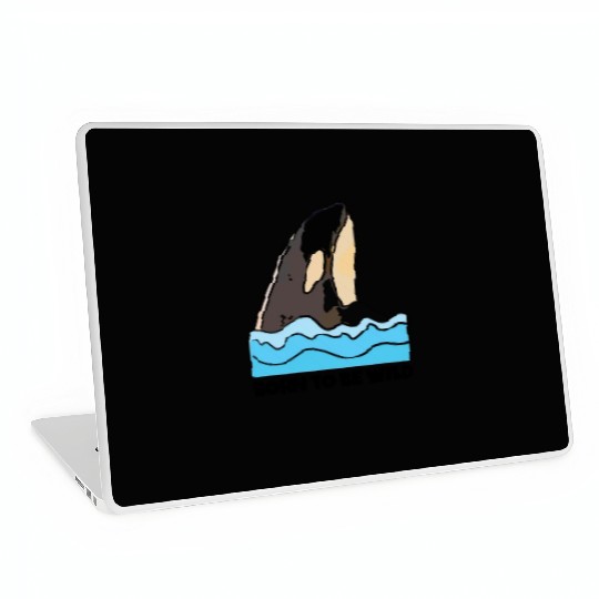 Born to Be Wild: Playful Orca Design Laptop Skins
