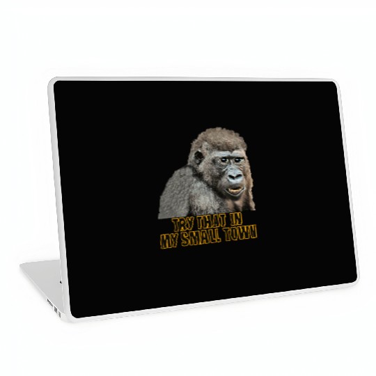 Small Town Ape Laptop Skins