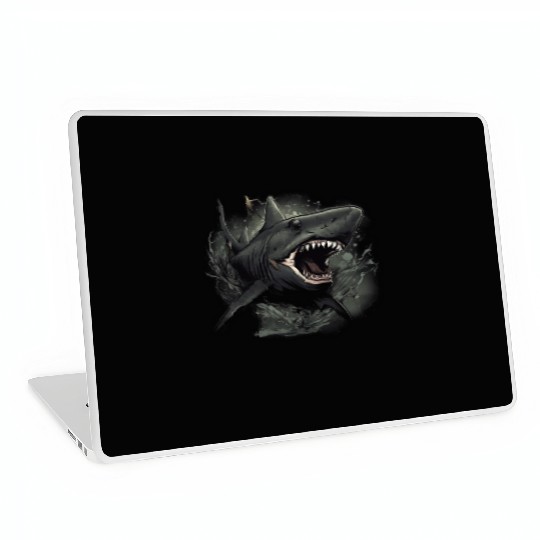Shark attack Laptop Skins