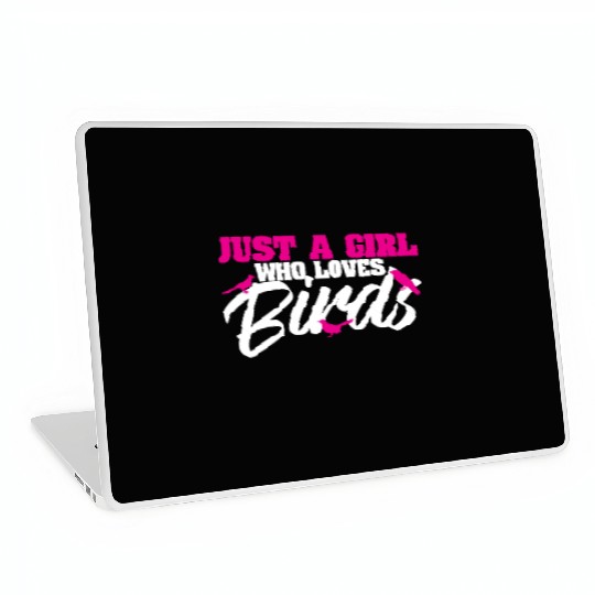 Bird Budgie Girl Love Parrot Sparrow Hummingbird Laptop Skins