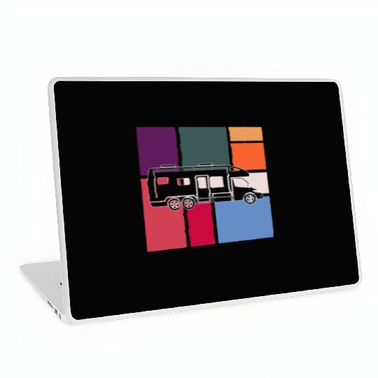 Vintage Camper – Retro Road Trip Laptop Skins