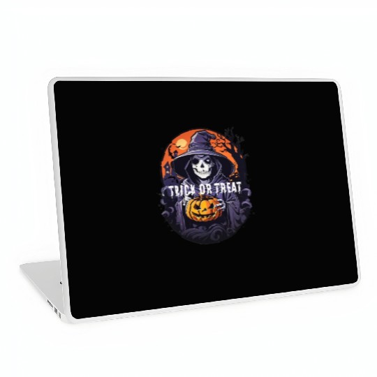 Halloween : trick or treat Laptop Skins