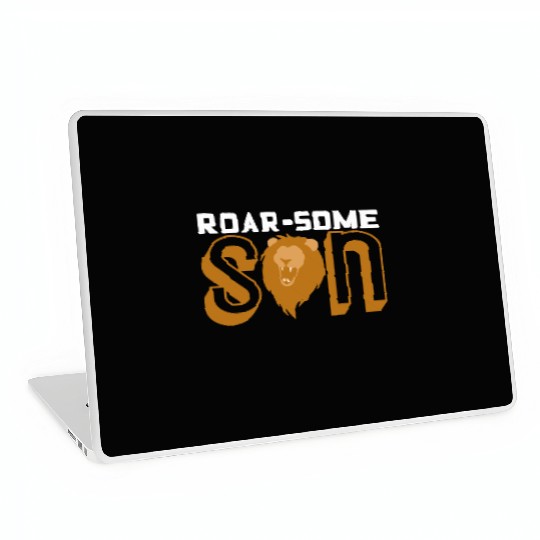 Lion Roar Pun Son Love Safari Mane Cub Feline Cat Laptop Skins