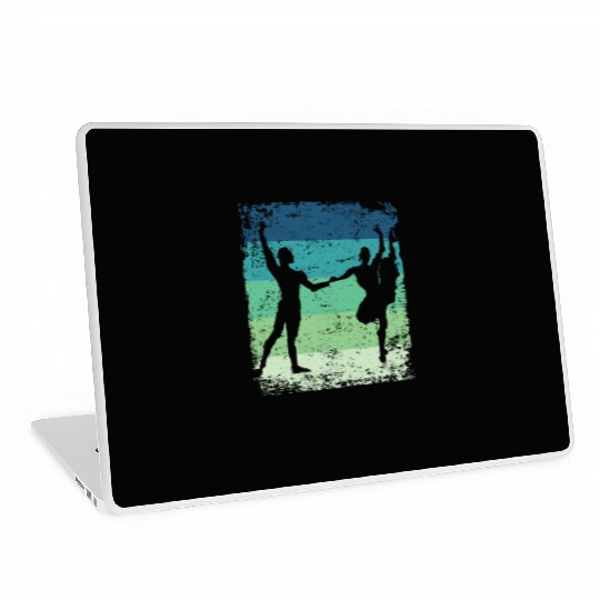 Ballet Dance Couple Vintage Ballerina Laptop Skins