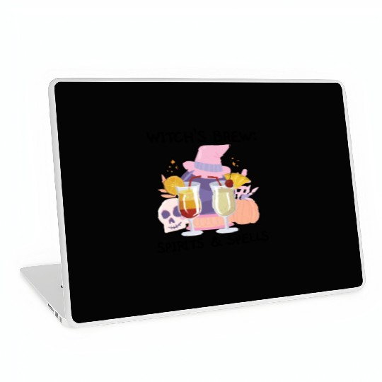 Witch's Brew: Spirits & Spells Bartender Halloween Laptop Skins