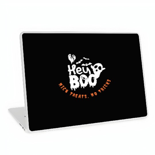 Cute NICU Halloween | NICU treats, no tricks Laptop Skins