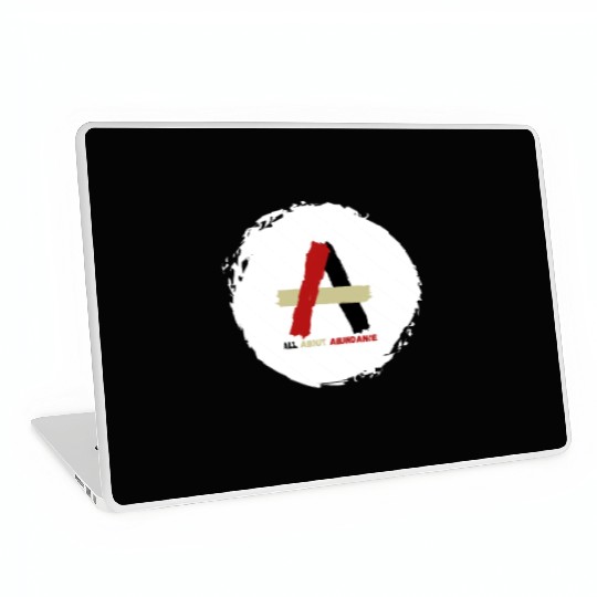 Gold Luxury Business Logo 2 Laptop Skins