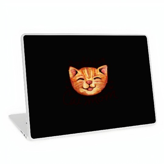 World s Best Cat Mom Laptop Skins