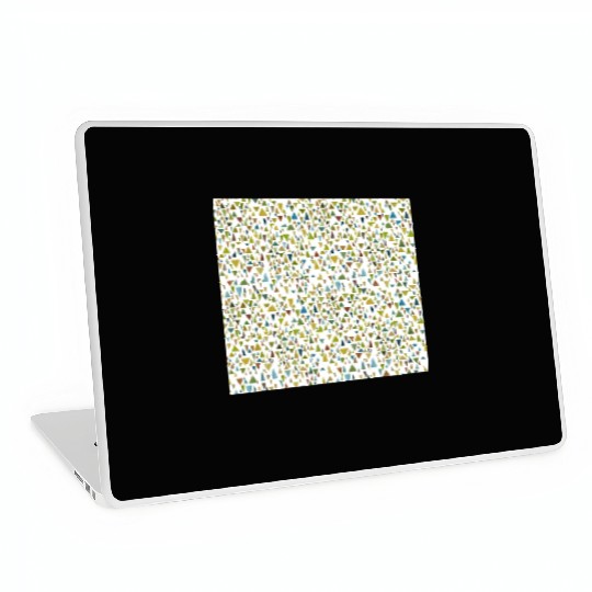 Geometric fantasy in nature colors Laptop Skins