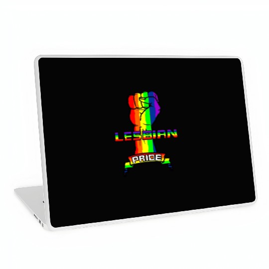 Rainbow lesbian pride Laptop Skins