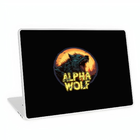 Alpha Wolf Laptop Skins