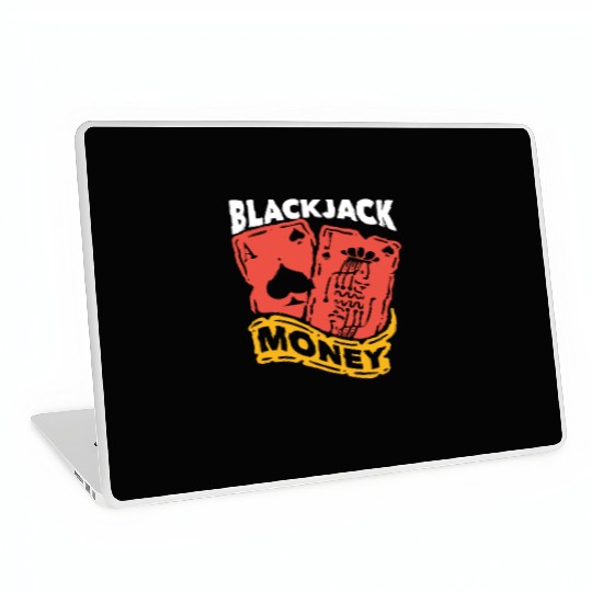 Classic Blackjack Money Casino Card Game Dealer Laptop Skins