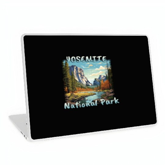 USA Yosemite National Park Sierra Nevada Colorful Laptop Skins
