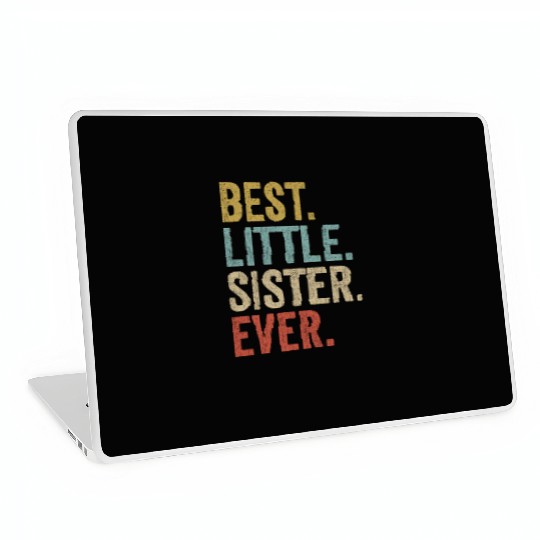 Womens Best Little Sister Ever Laptop Skins Funny Little