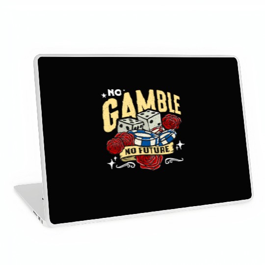Poker Dice No Gamble No Future Card Game Dices Laptop Skins