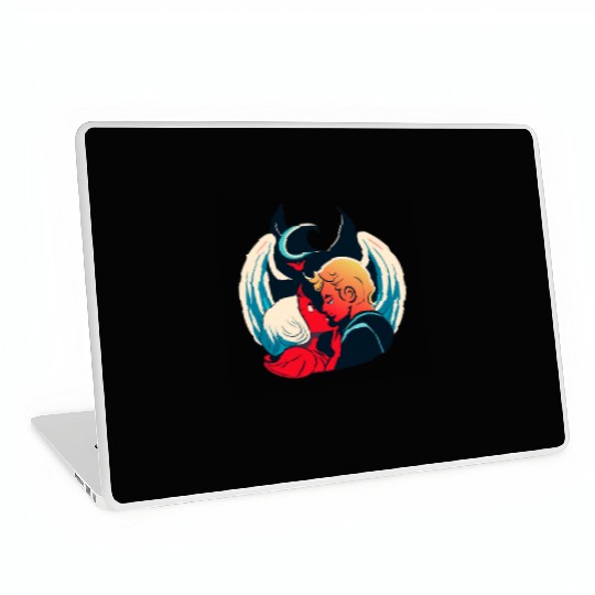 Devil and Angel Laptop Skins
