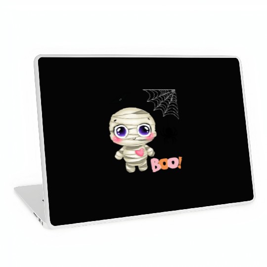 Halloween Baby Mummy Laptop Skins