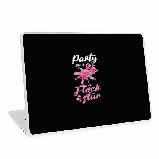 Swimming Pool Pool Party Flamingo Summer Laptop Skins