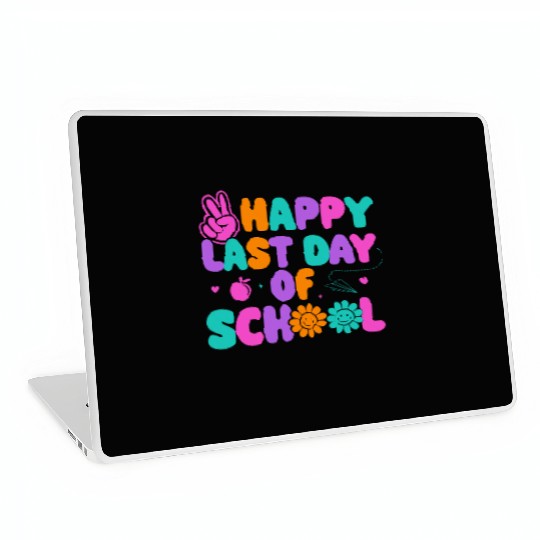 Happy Last Day Of School Teacher Summer Vacation Laptop Skins