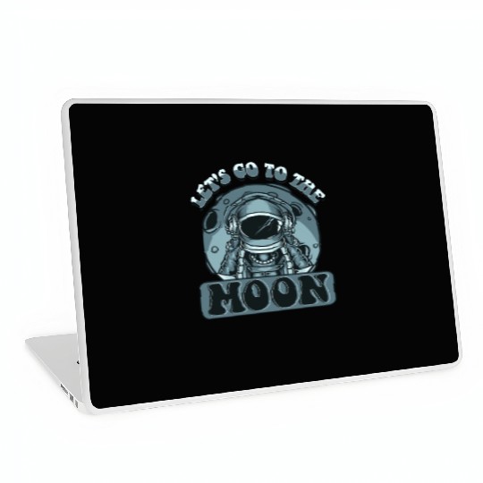 Let's Go To The Moon Astronautical Spacecraft Laptop Skins
