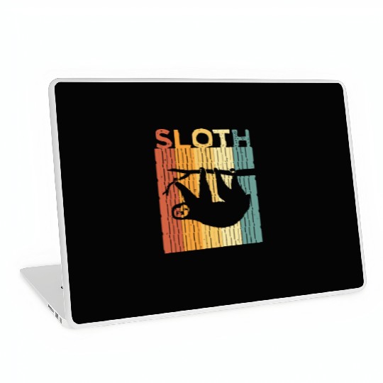 Vintage Sloth 1 Laptop Skins