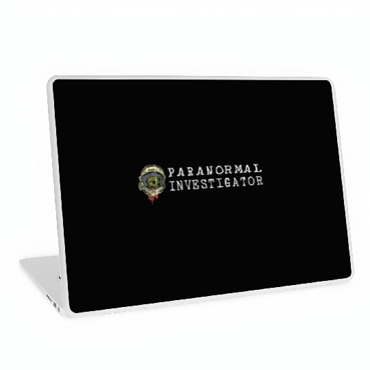 Ghost Hunting Paranormal Investigator Laptop Skins