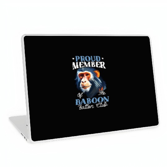 Baboon Monkey Lover Wildlife Animal Zookeeper Laptop Skins