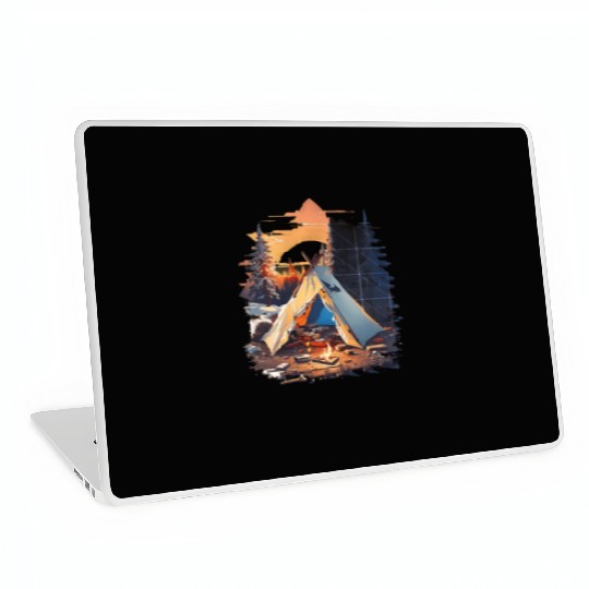 Ripped tent Unisex Laptop Skins