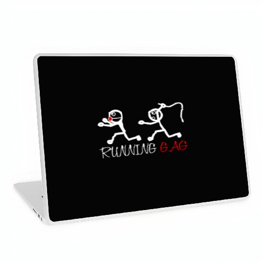 BDSM Running GAG Laptop Skins