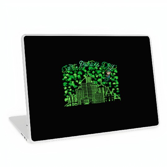 Saint Patrick's Day New Orleans Louisiana Laptop Skins