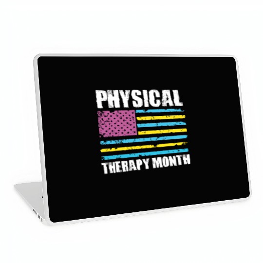 USA Flag PT PTA Physical Therapy Gift Physical Laptop Skins