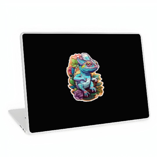 Chameleon kawaii Laptop Skins