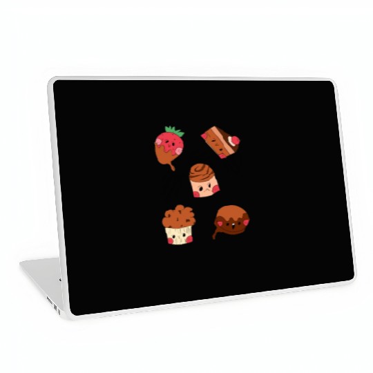 Cute Chocolate Sweet Desserts Sticker Pack Laptop Skins