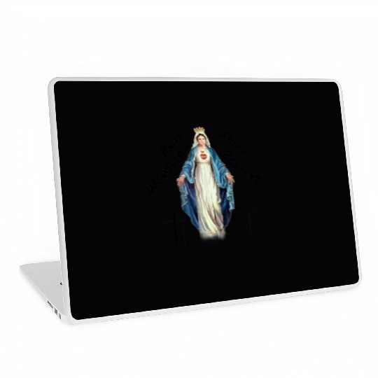 Virgin mary Laptop Skins