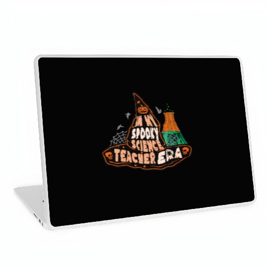 In My Spooky Science Teacher Era Witch Laptop Skins