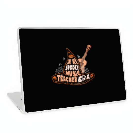 In My Spooky Music Teacher Era Witch Laptop Skins
