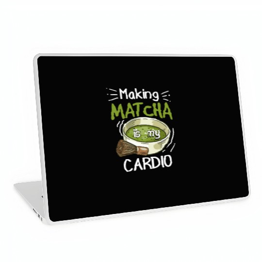 Green Tea Lover Japanese Matcha Latte Drink Matcha Laptop Skins
