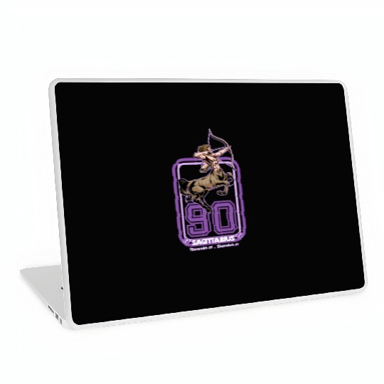 Sagittarius Born in 1990 Zodiac star sign horoscop Laptop Skins