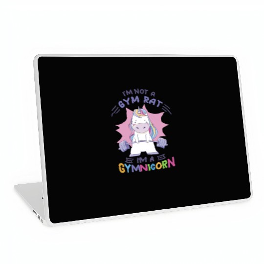 Fitness Workout Bodybuilder Weightlifting Gym Laptop Skins