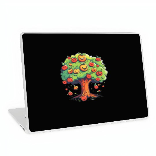 Apples Tree Fruit Orchard Apple Picking Cute Laptop Skins