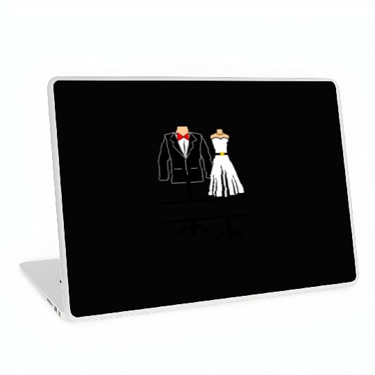 Clothing for bride and groom Laptop Skins