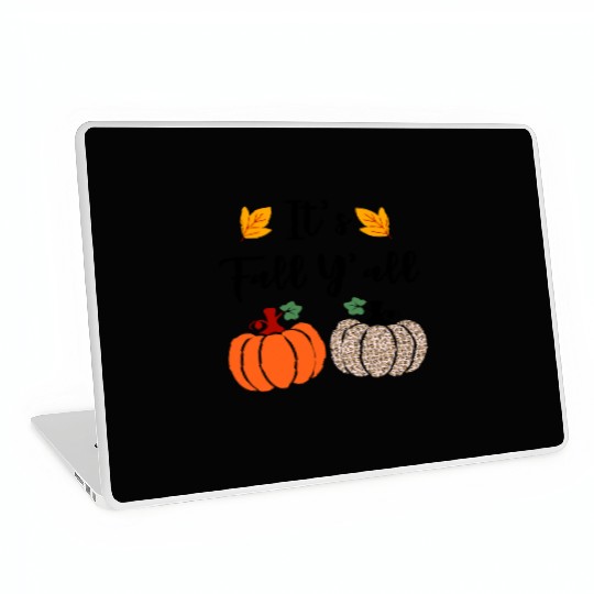 It s Fall Y all Cute Gnomes Pumpkin Spice Season Laptop Skins