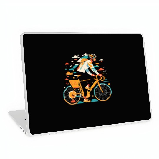 All Seasons Cyclist Gift Laptop Skins