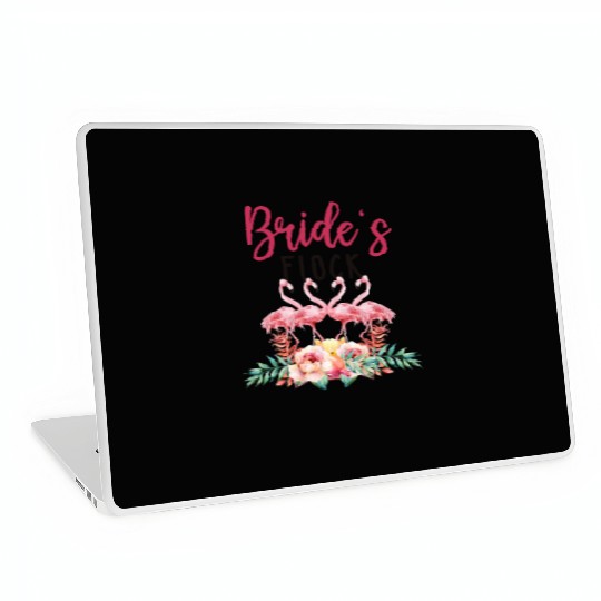 Brides Flock Flamingo Tribe Bachelorette Party Laptop Skins
