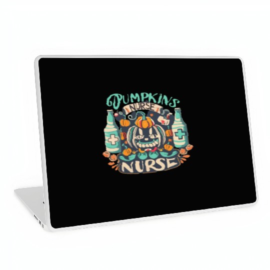 Pumpkin Nurse Laptop Skins
