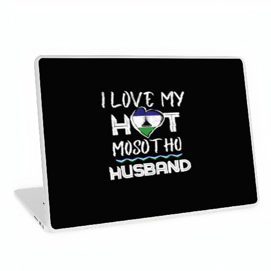 Funny Mosotho Husband Proud Wife Laptop Skins