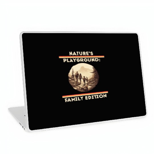 Nature's Playground: Family Edition Family Hiking Laptop Skins