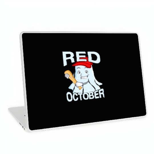 Vintage Philly Red October Philadelphia Ghost Laptop Skins
