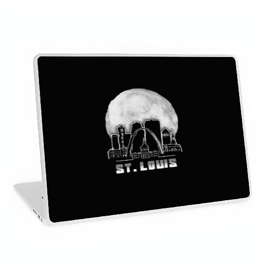 St. Louis Missouri Full Moon Laptop Skins